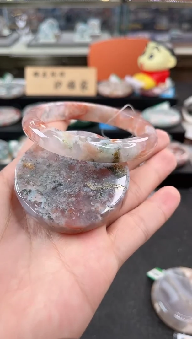 未镶嵌手镯石英质玉61圈口（赠品镯心）S93252