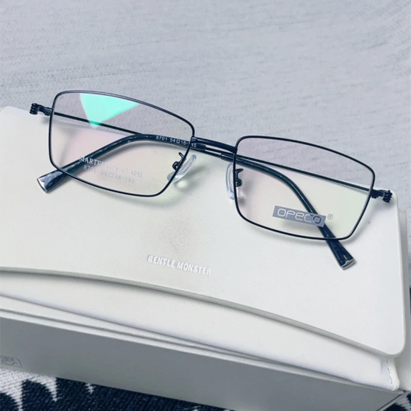 超轻眼镜近视镜方框复古大脸镜框细框潮流蓝光镜黑色配度数