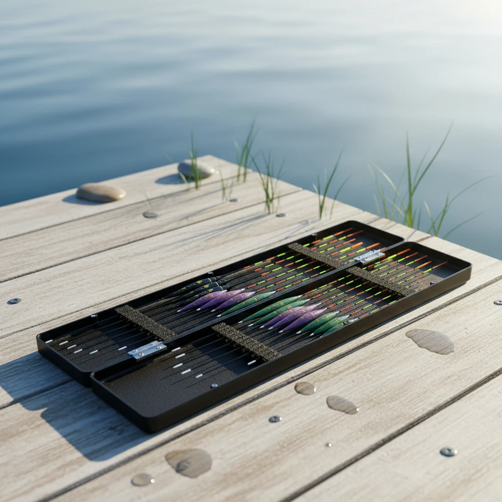 （水上月）12支白天漂+3支高灵敏夜光漂+漂盒浮漂套装浮标钓具渔具