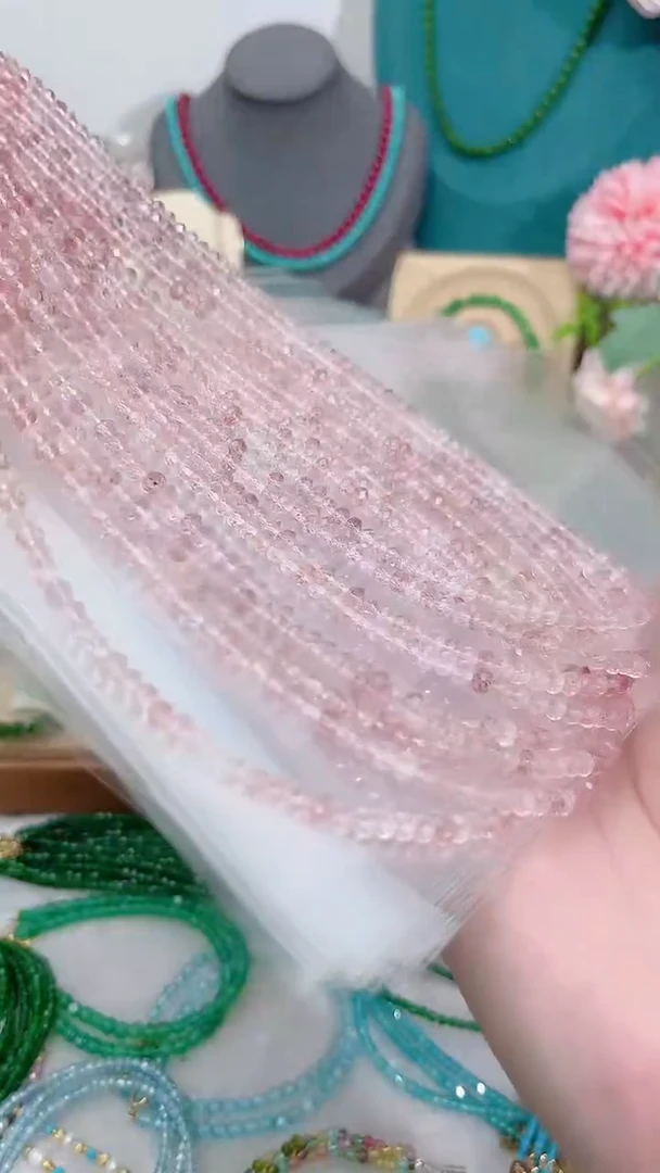 银S925镶嵌颈饰水晶草莓39