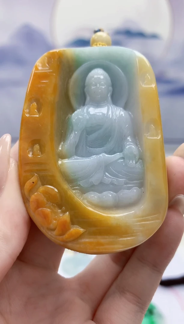 定制翡翠未镶嵌5060jw-毛货挂件41