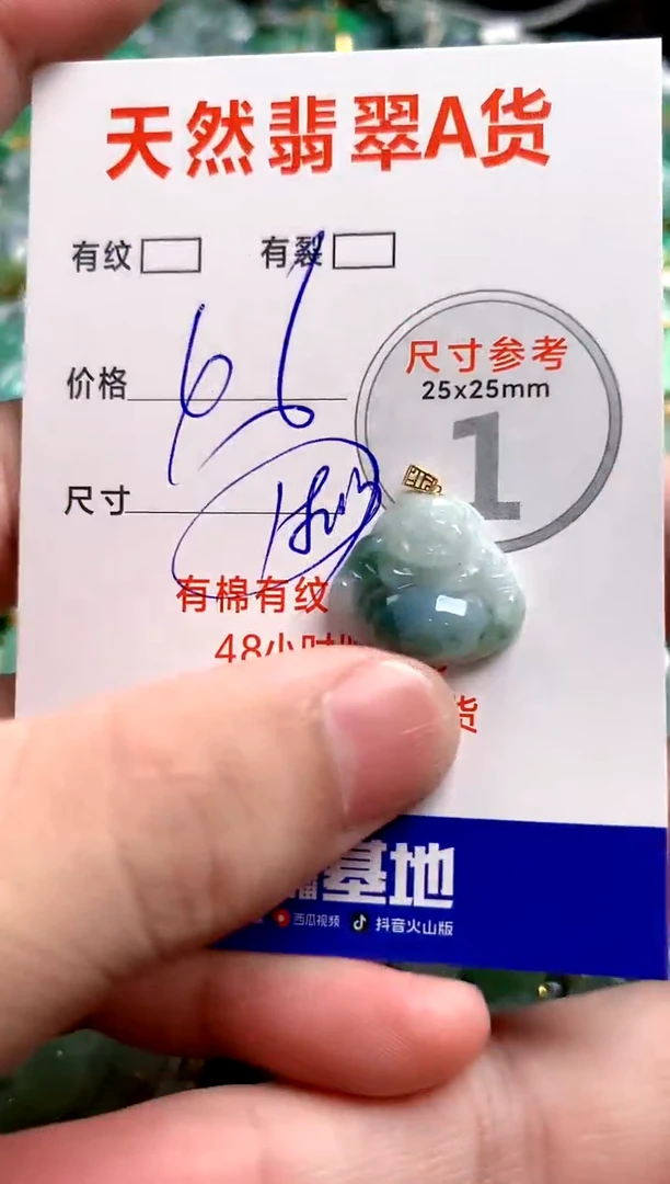 翡翠18K金镶嵌颈饰25100934