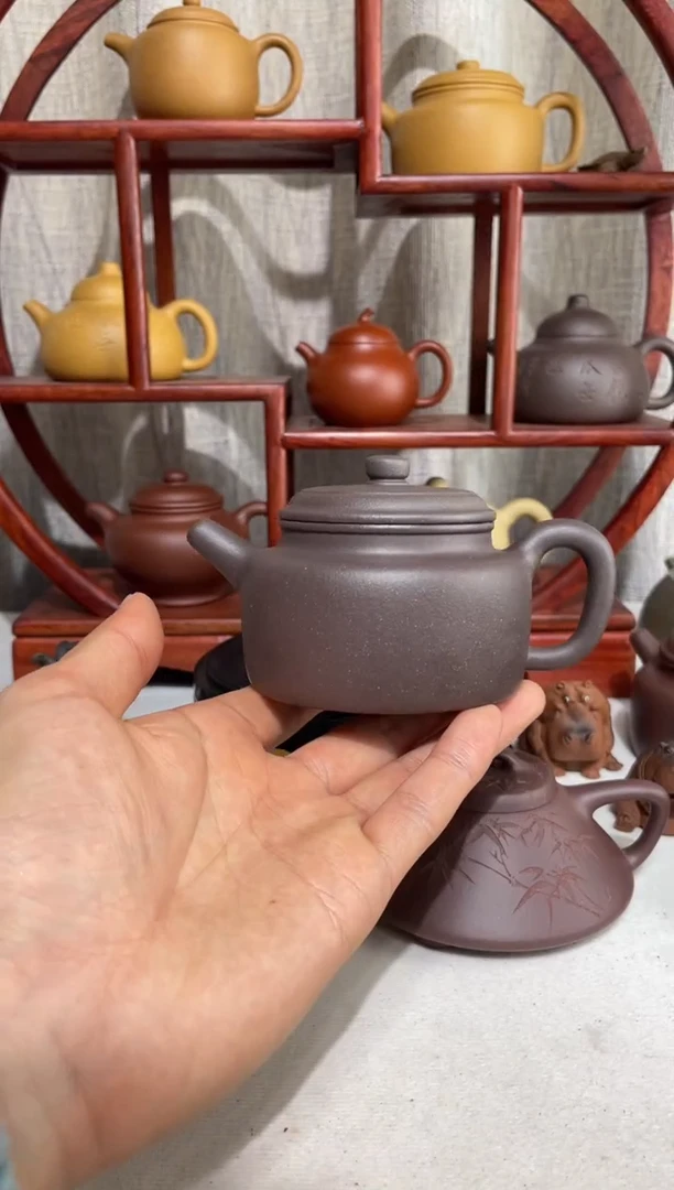 【闪购商品】紫砂茶壶台西底板紫泥气窑大亨德钟