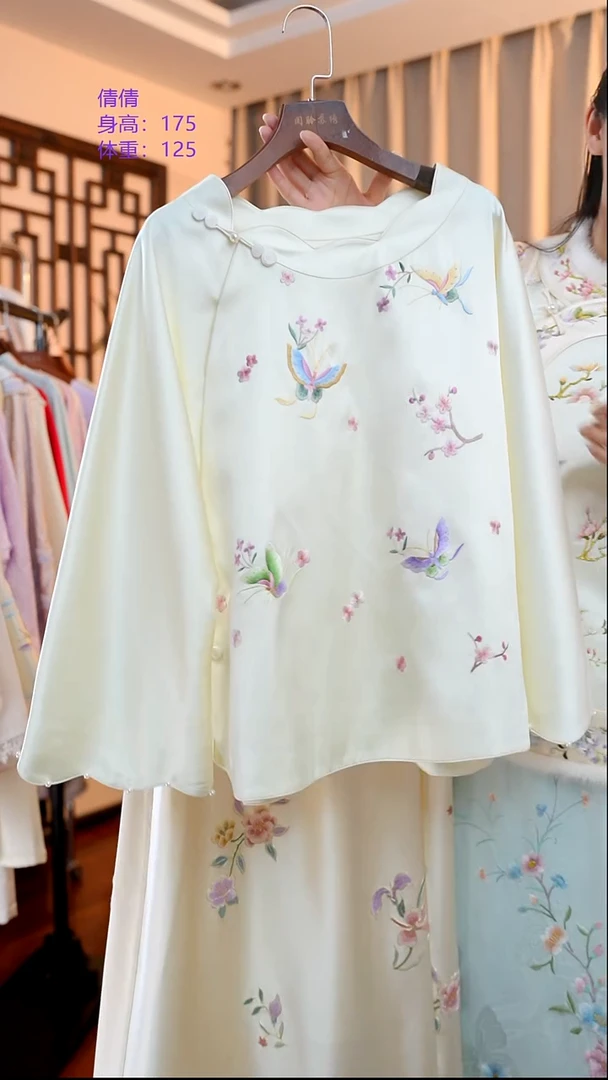 刺绣桑蚕丝非遗苏绣服饰