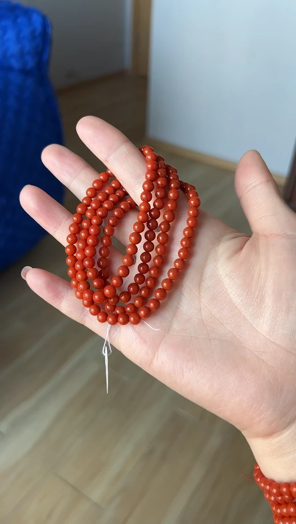 【闪购商品】南红玛瑙手串未镶嵌南红多圈手串