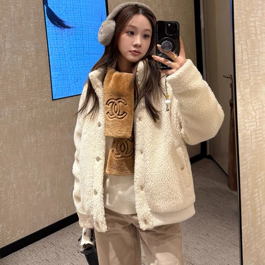 SOV“小香泰迪”奢华骆驼绒羊毛混纺 香风外套 轻盈保暖一件过冬