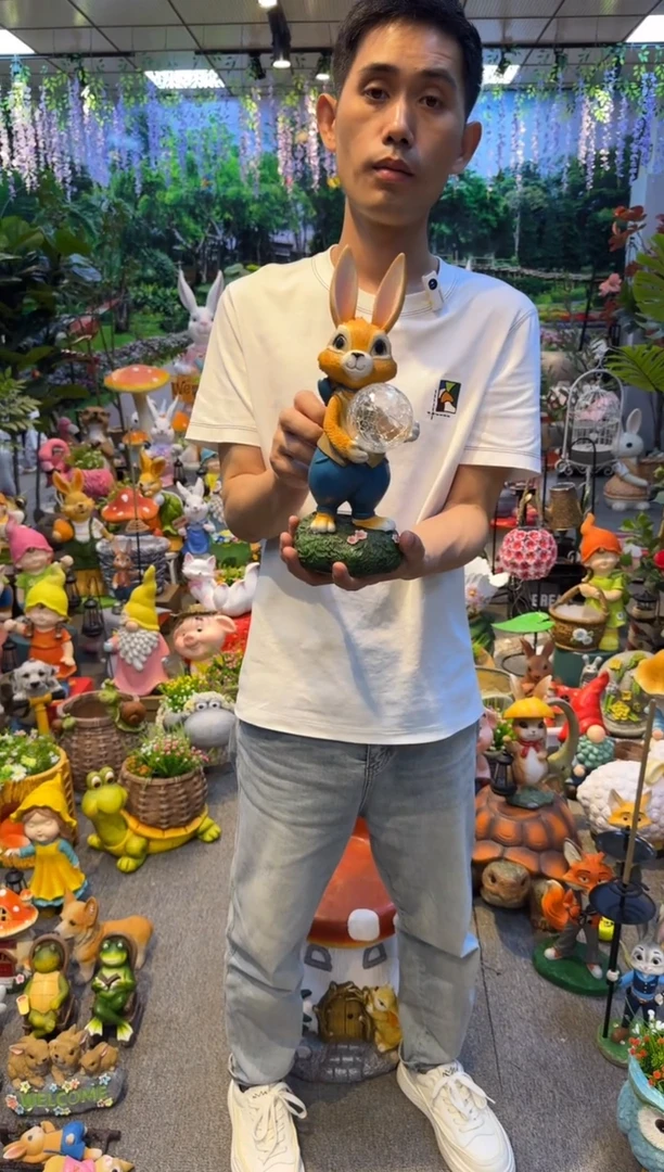 无花朵花园庭院摆件&00&