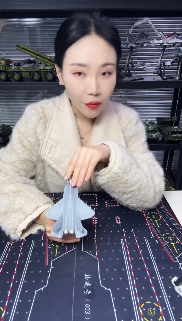 1/100合金飞机模型歼35 A 款