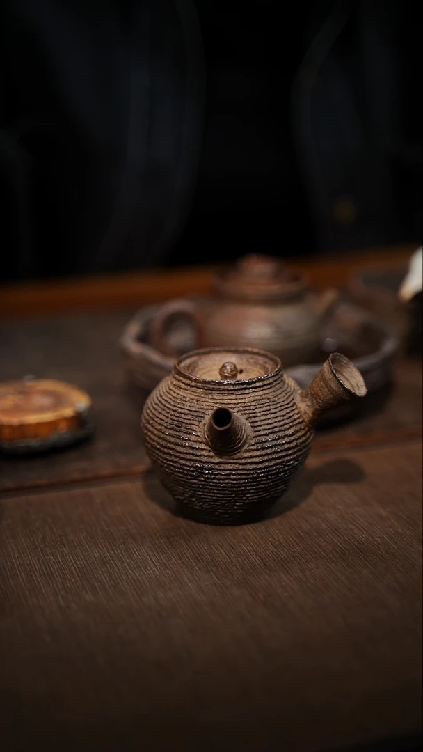 全手工制作  南蛮侧把壶