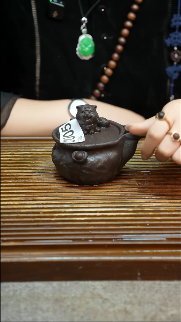 万古烧粗陶手工茶具
