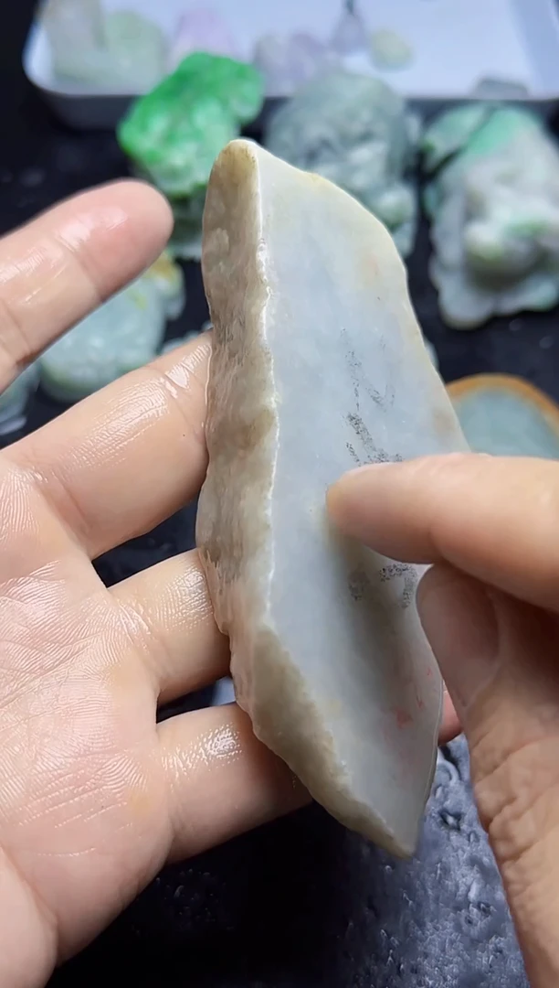 未镶嵌挂件翡翠079