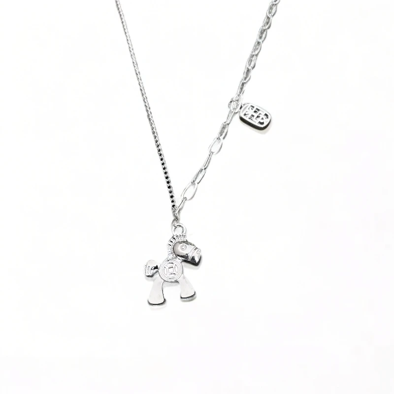 时尚百搭优雅马上有钱生肖挂饰