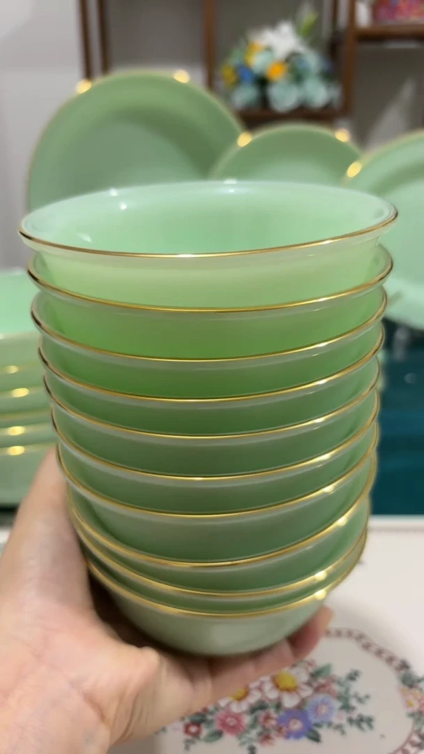 4.5英寸玉瓷碗10个口径11.5厘米