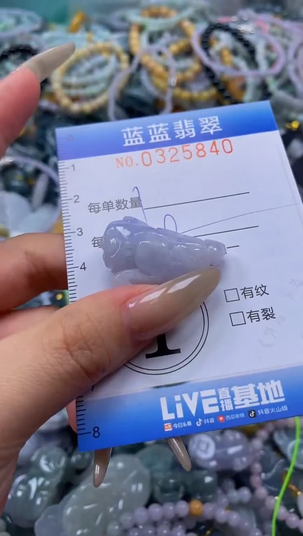 翡翠未镶嵌颈饰闪购0325840多样性发其一