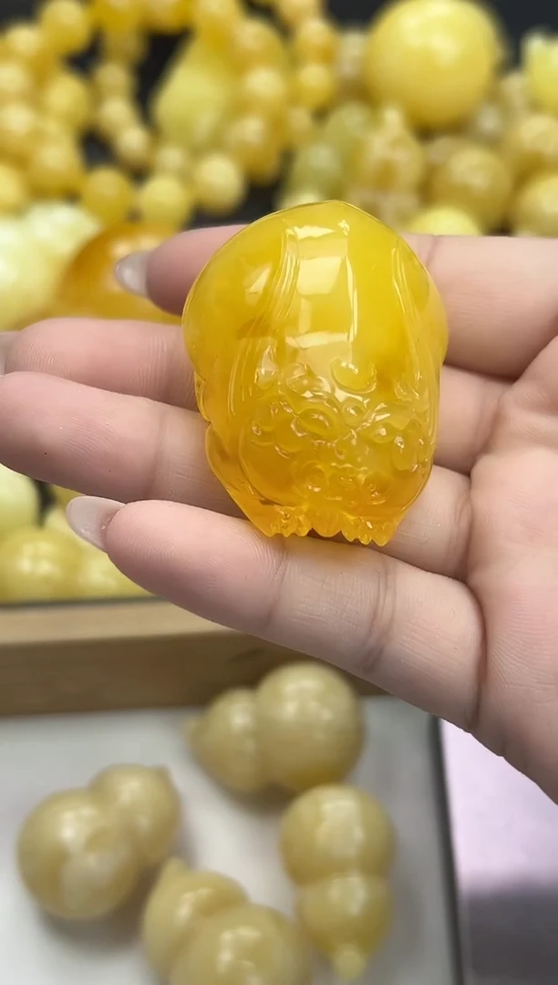 裸石琥珀未镶嵌天然琥珀蜜蜡吊坠