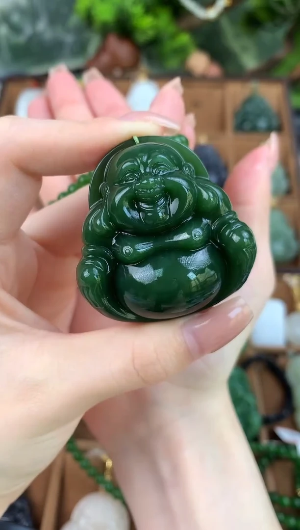颈饰未镶嵌和田玉吊坠45mm