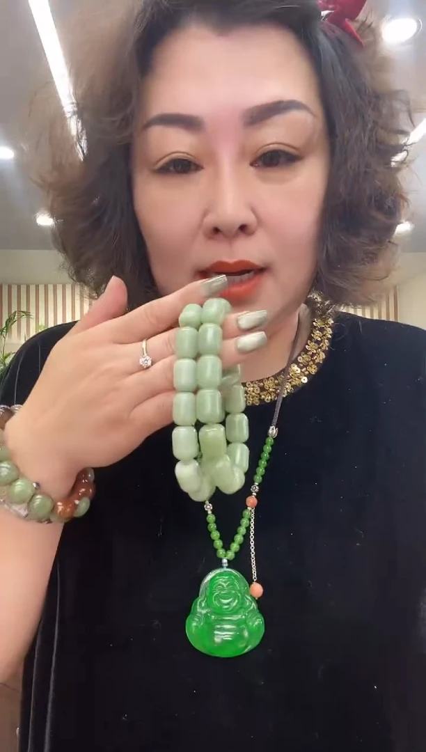 未镶嵌蛇纹石玉手串多样式发货随机发一