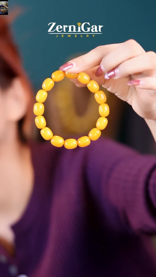 【闪购商品】琥珀颈饰未镶嵌天然琥珀手链