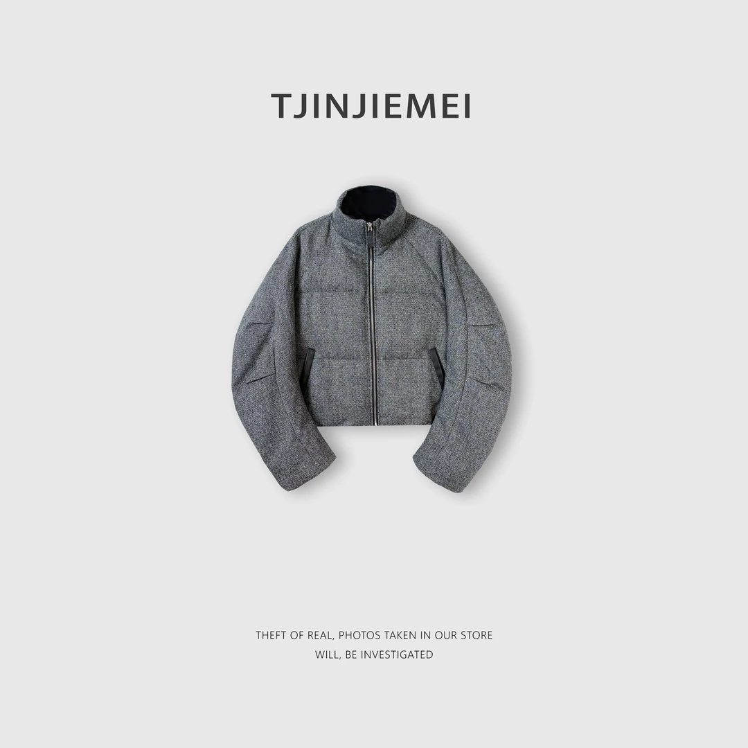 T井姐妹【人字纹】设计感简约98绵羊毛鹅绒服YRF2512-735711