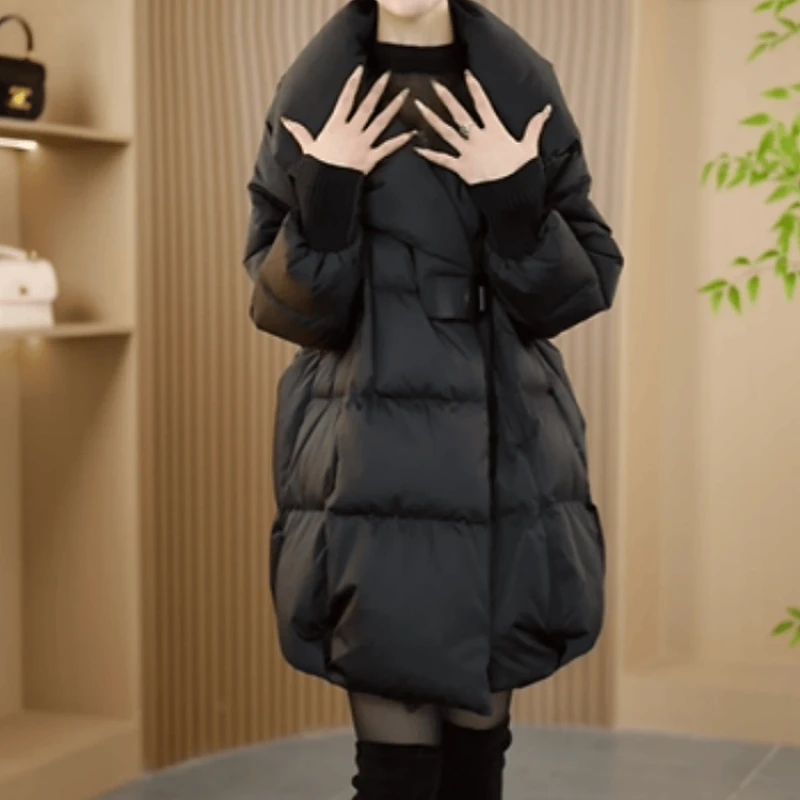 B514【羽绒服】2025冬季新款时尚高端轻薄加厚保暖休闲羽绒服外套