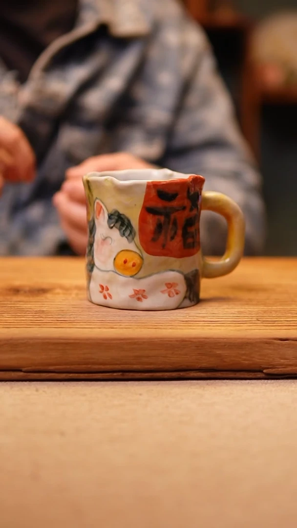 @@陶园瓷舍@@纯手工手绘@高温釉下彩