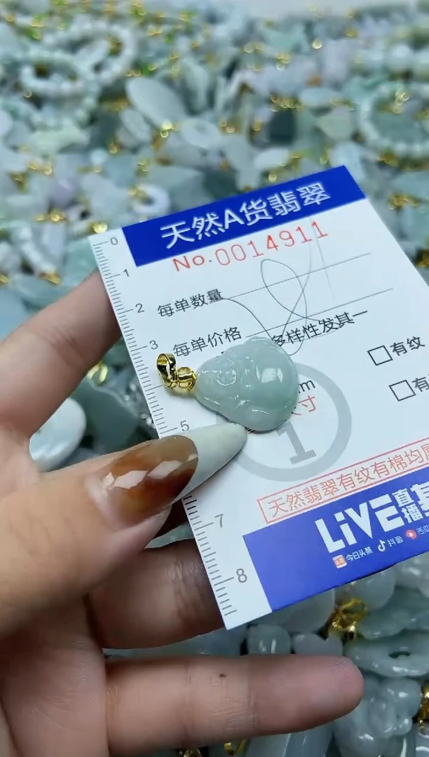 【闪购商品】翡翠颈饰未镶嵌天然A货翡翠