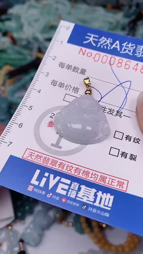 【闪购商品】翡翠颈饰未镶嵌00008648