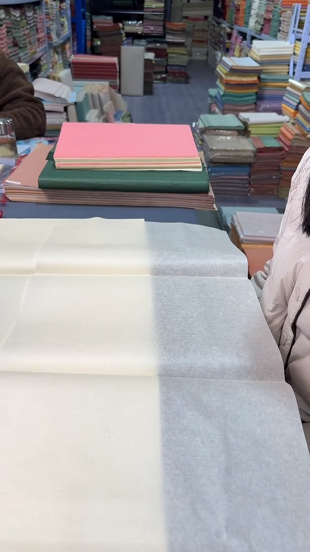 纯手工34*69cm25张纯雁皮白雁