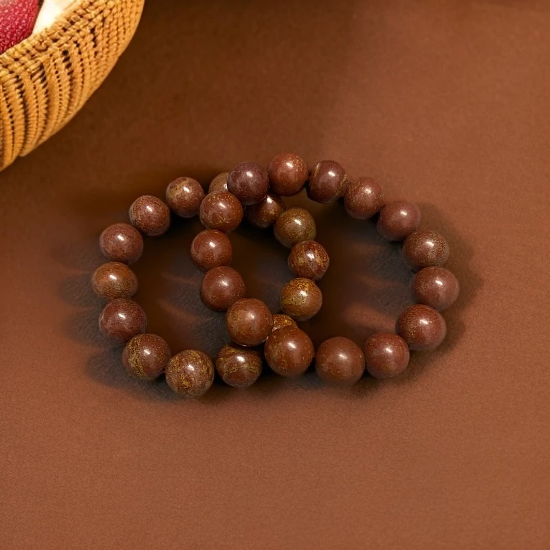 泗水砭石手串卡13 按摩养生通用