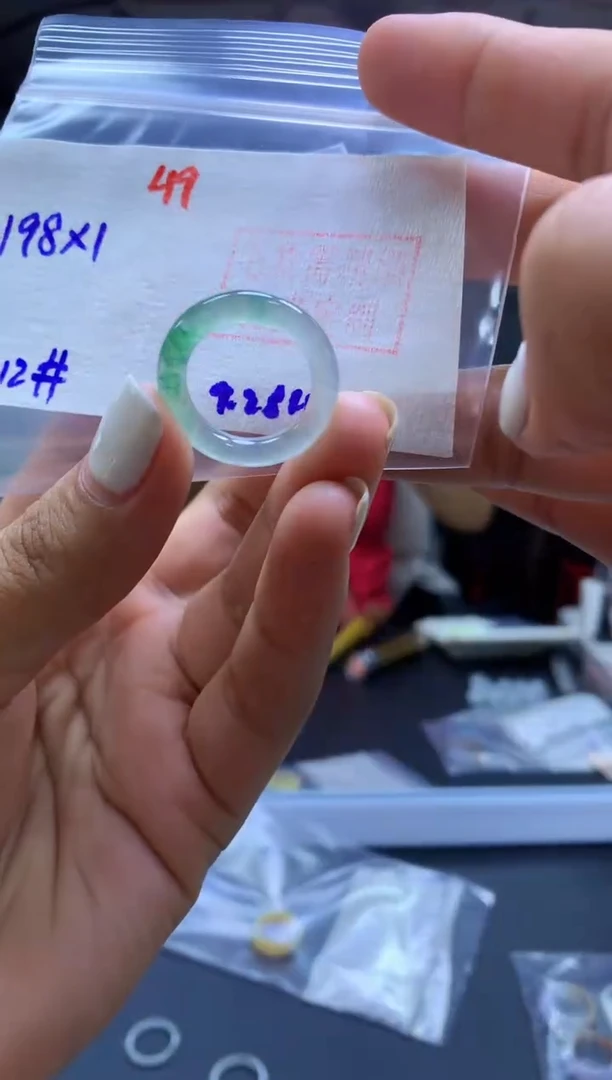 未镶嵌定制翡翠戒圈#198元-毛货需精细抛光