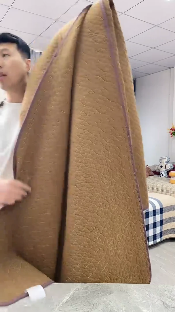 棉200cm*230cm 贡缎磨毛（咖色）