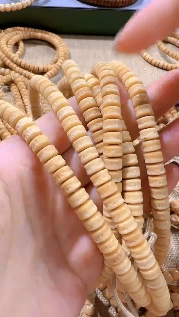 【闪购商品】菩提根/象牙果手串龙脊卡7.6龙嘎脖挂140颗 3号