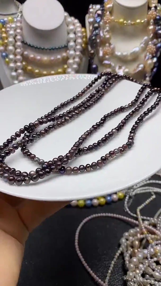 颈饰未镶嵌淡水珍珠多人