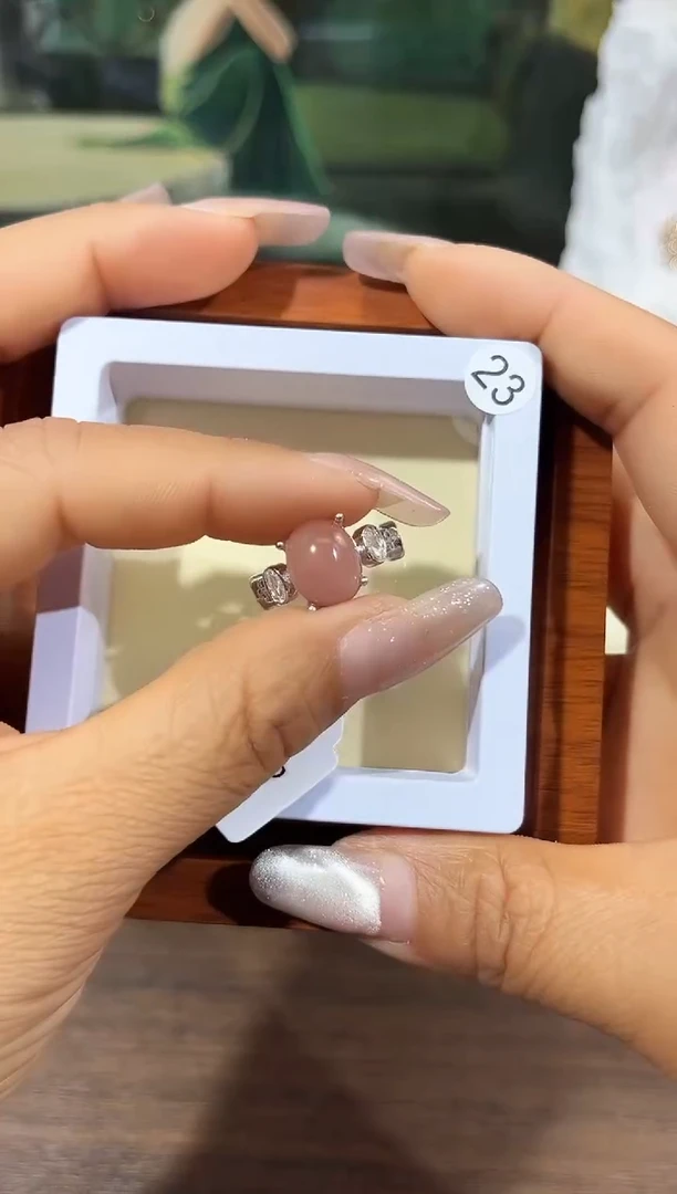 【闪购商品】水晶戒指银S925镶嵌定制