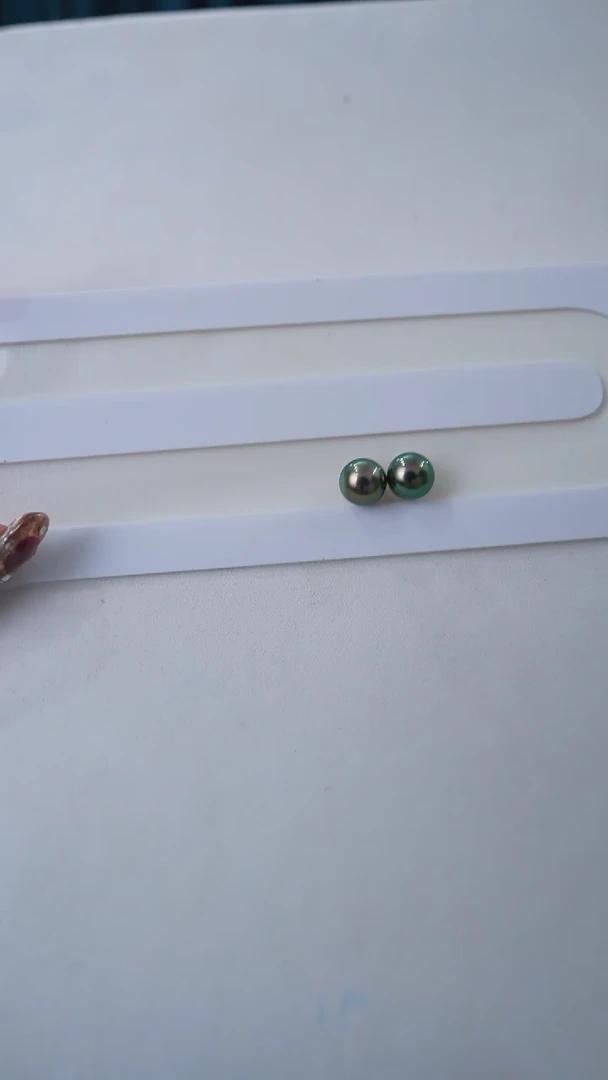 【闪购商品】海水珍珠裸珠未镶嵌9-10mm 大溪地对珠