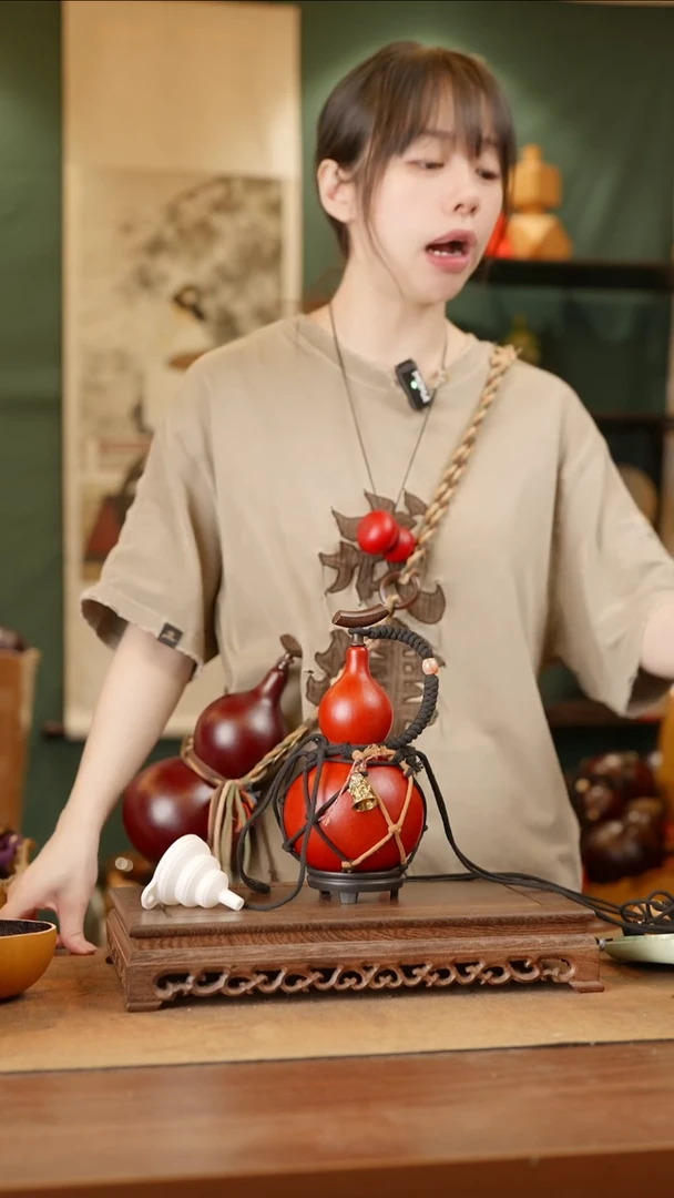 124号精品天然大漆酒葫芦一物一拍~