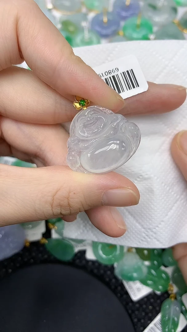 颈饰18K金镶嵌翡翠1111111111