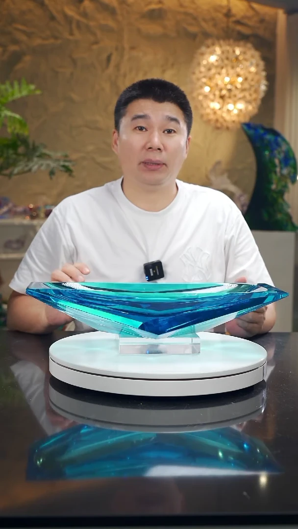 摆件福利天空蓝切面果盘