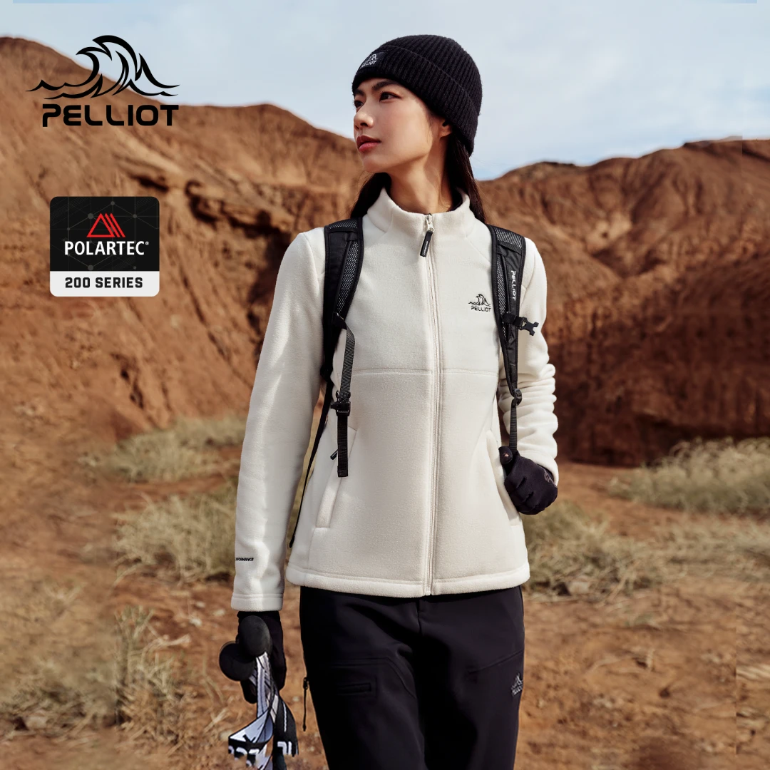 【P系列】伯希和户外抓绒衣女秋冬新款Polartec200轻量收腰抓绒外套
