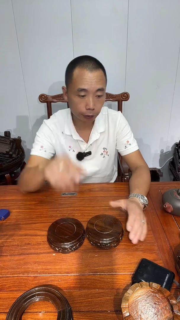木大*老花整木圆形底座11*12.5*4.5