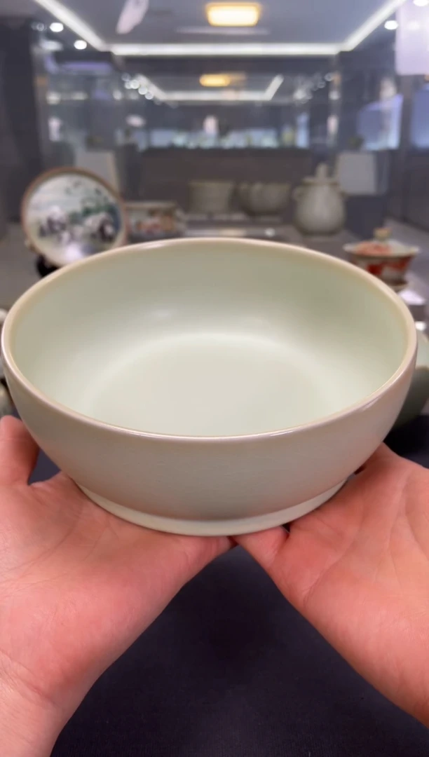 【闪购商品】圆钵水盂（周泽堂汝瓷）