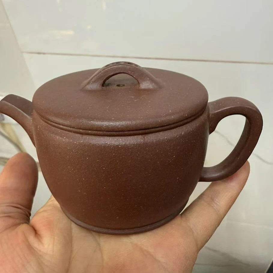 150cc 本山紫泥 40目 汉瓦紫砂壶