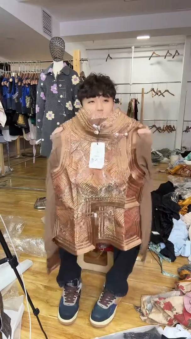 纱袖马甲 M码105斤以里