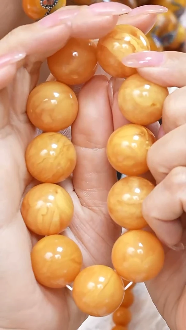 蜜蜡颈饰未镶嵌4930天然蜜蜡珠宝奇石云端妖孽全部保真