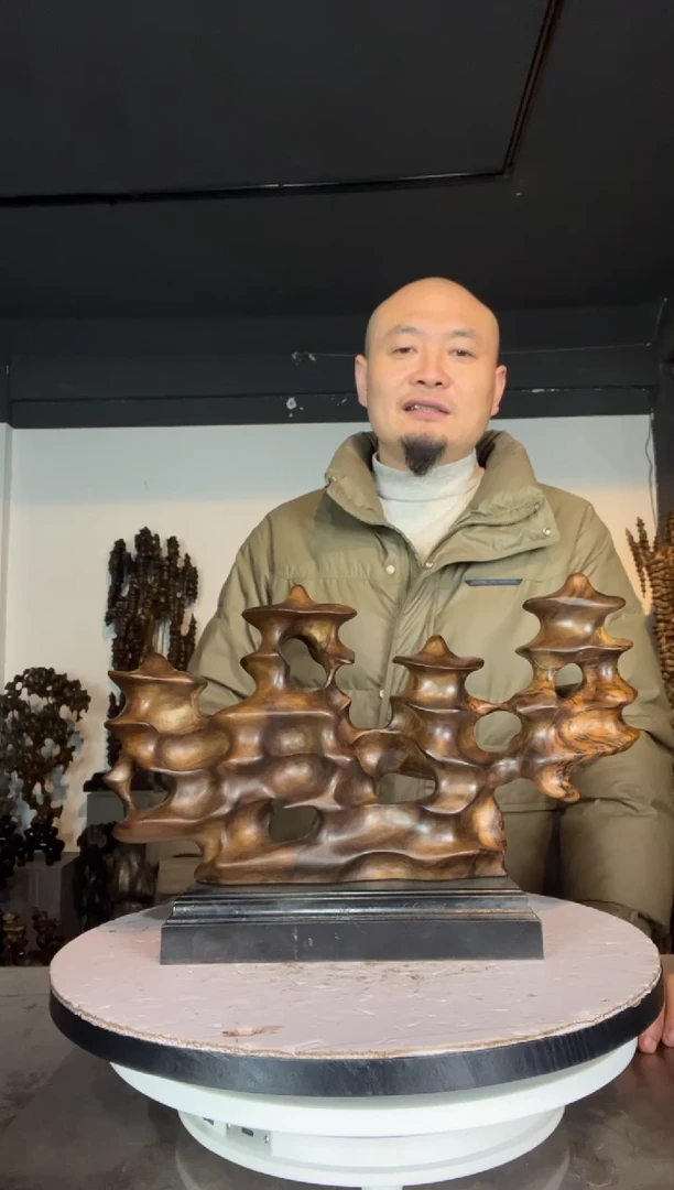 金丝楠梦*445金丝楠自然随型摆件