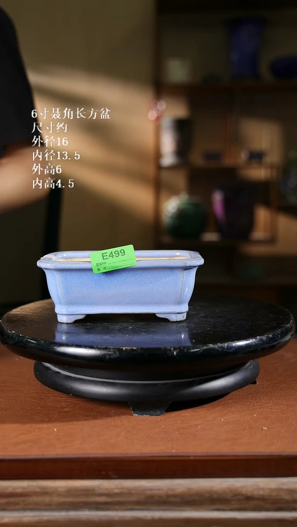 499    6寸聂角长方盆