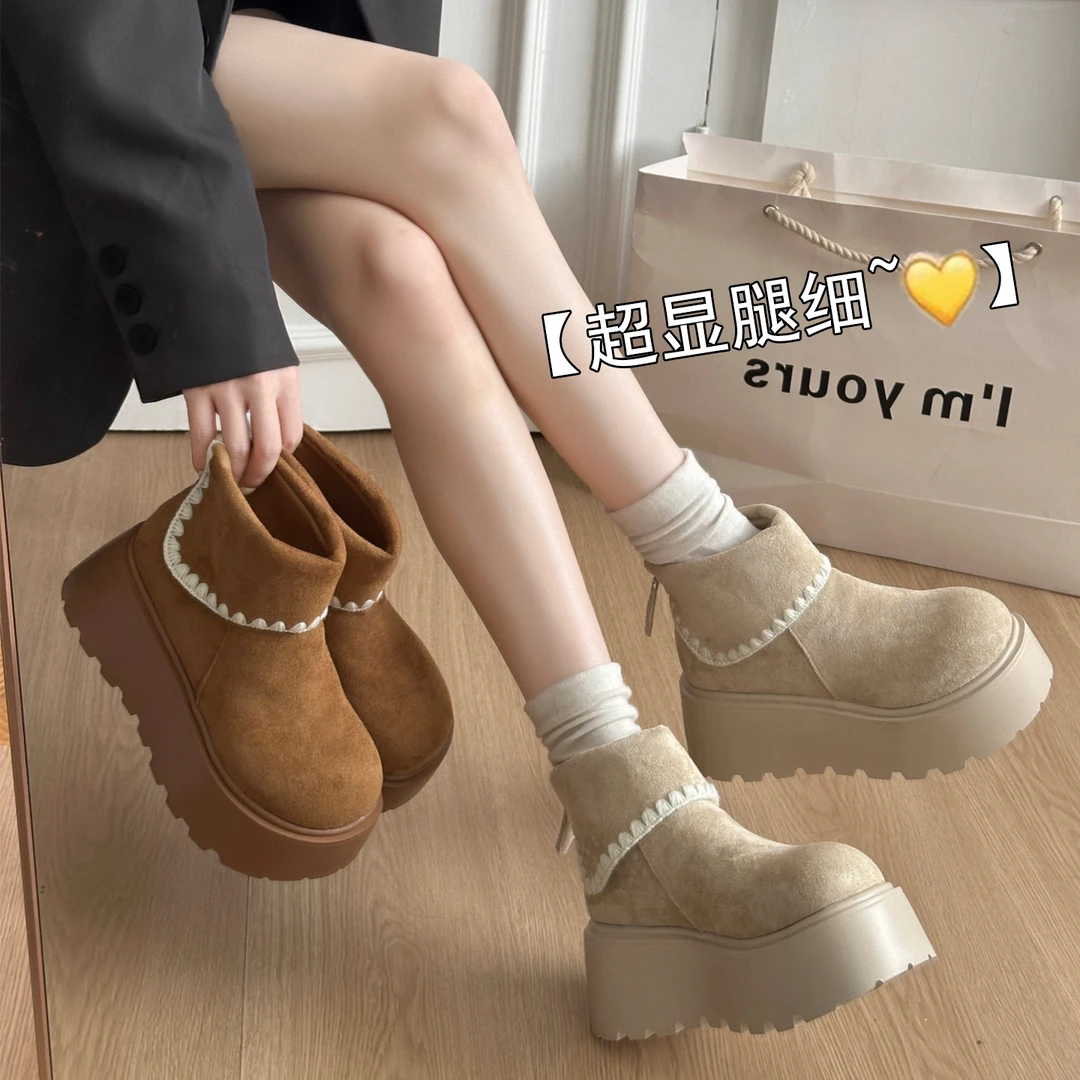 【DR专柜正品】复古英伦风增高马丁靴女2025年冬百搭显瘦勃肯鞋短靴