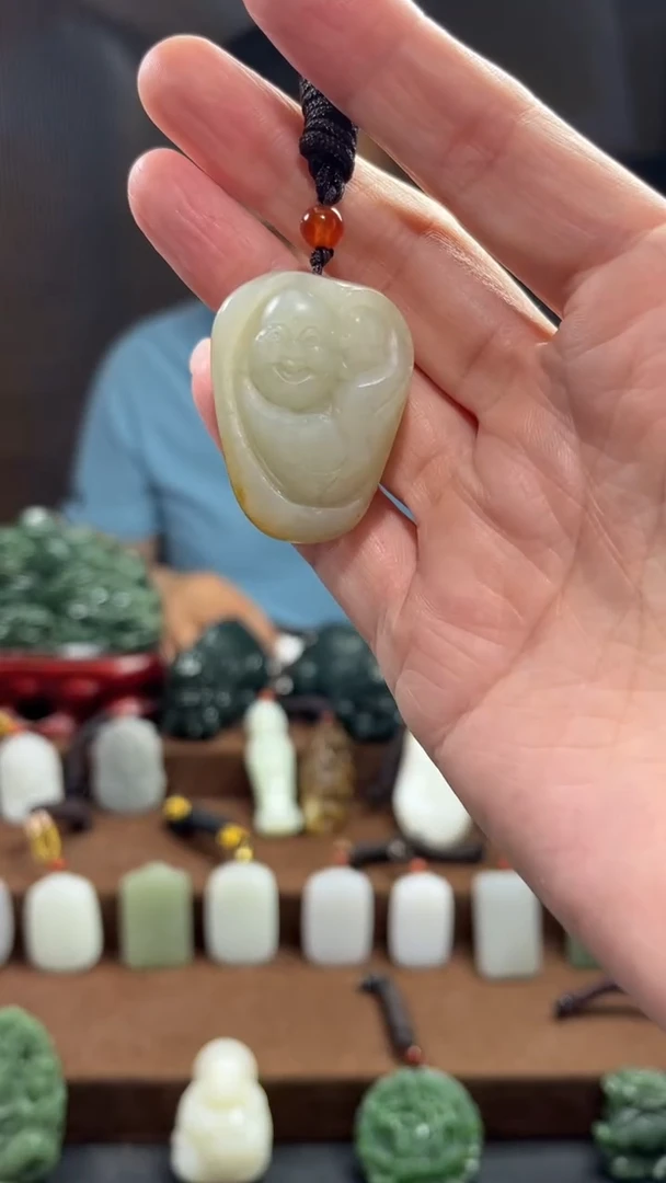 吊坠(不含链)未镶嵌和田玉·