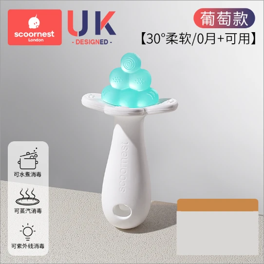 水果安抚牙胶-蒙因蓝【 款式随机 不退不换】