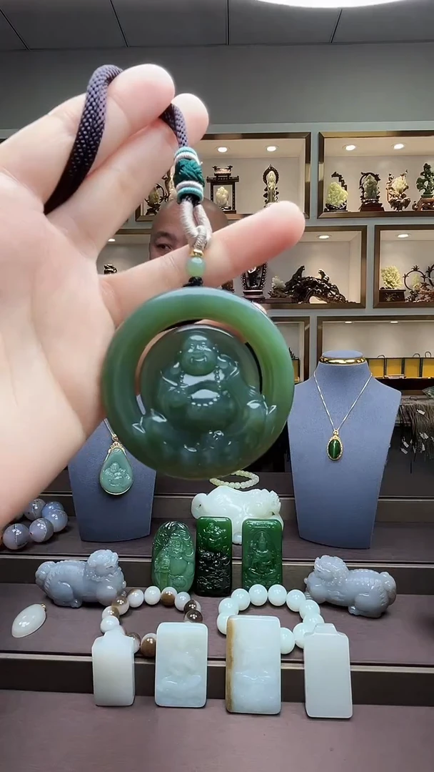 【闪购商品】和田玉挂件未镶嵌苏